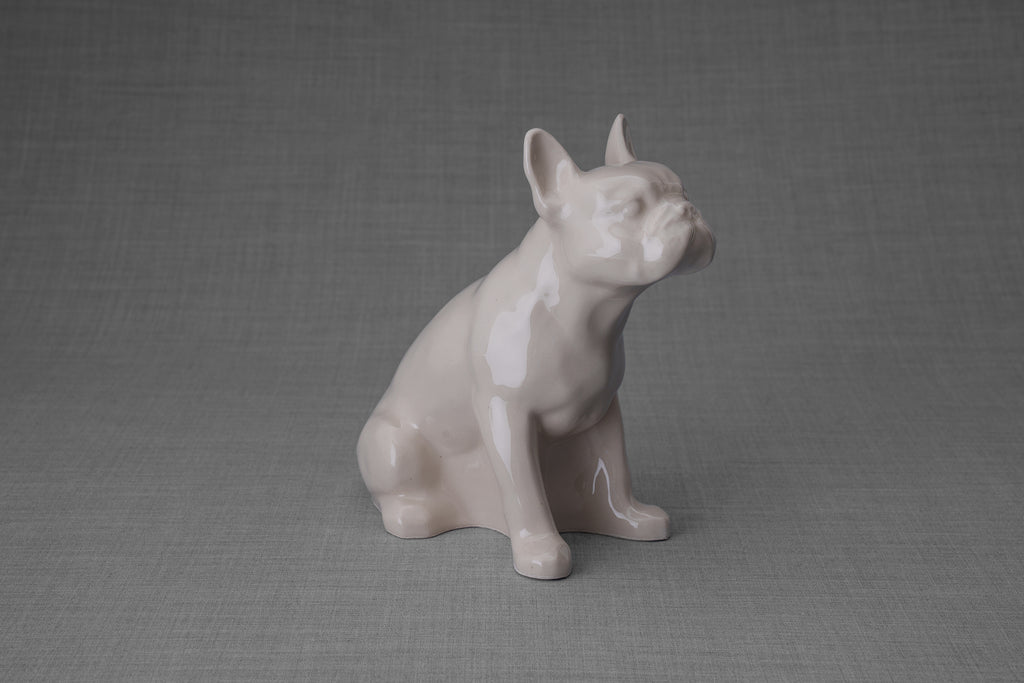 Urna per animali domestici Bulldog francese - Trasparente | Urna in ceramica