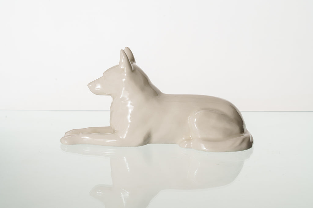 Urna per animali domestici Pastore Tedesco - Trasparente | Urna in ceramica