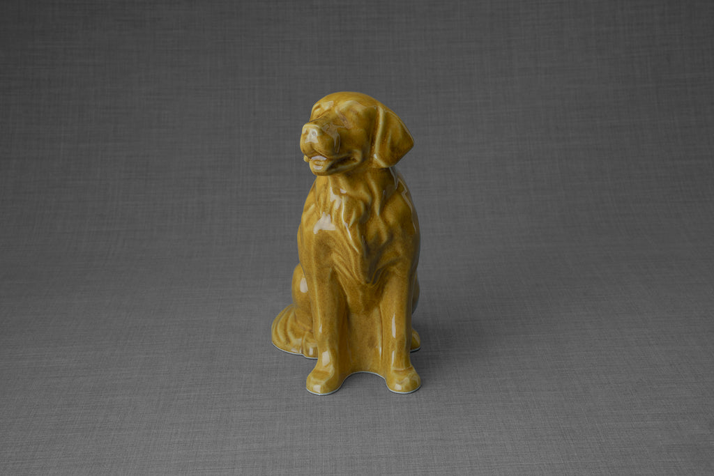 Urna per animali domestici Golden Retriever - Giallo | Urna in ceramica