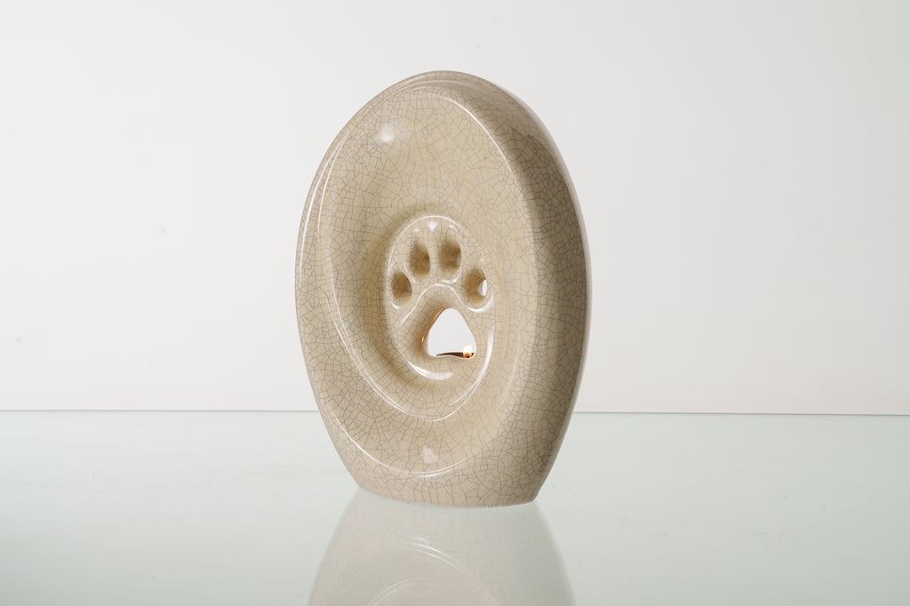 Paw Urna per Cani di grande taglia - Craquelure | Ceramica | Artigianale