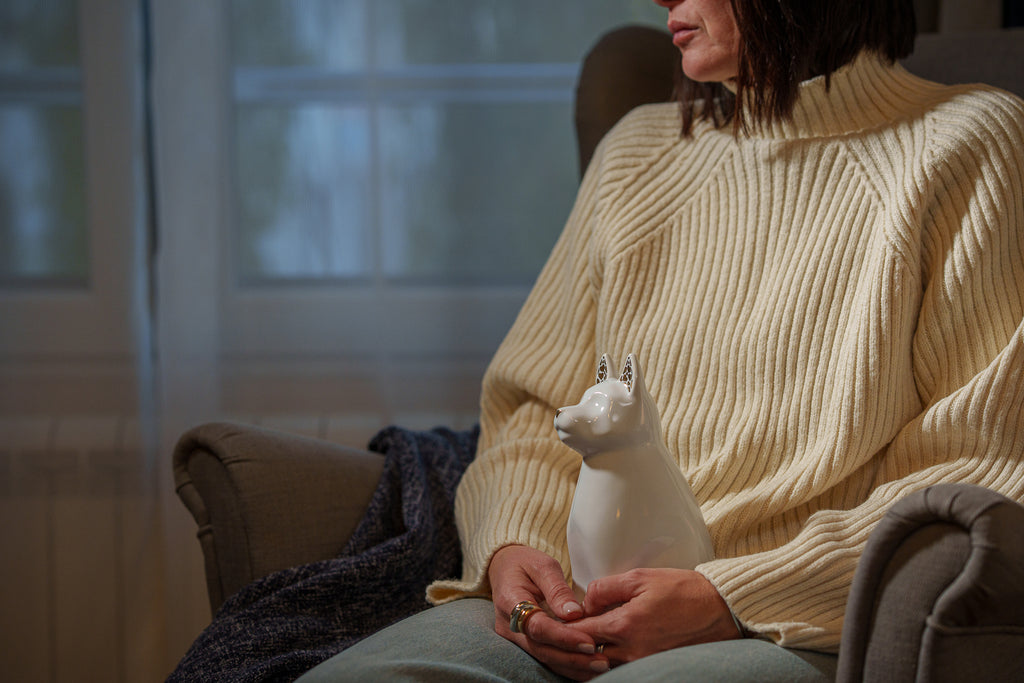 Urna per Animali "Barkley" per Cane - Rosa | Ceramica | Fatta a mano