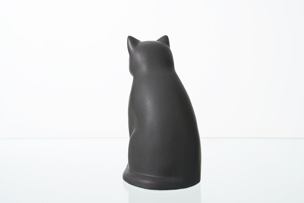 Urna per Animali "Meow" per Gatto - Grigio Opaco | Ceramica | Fatta a mano