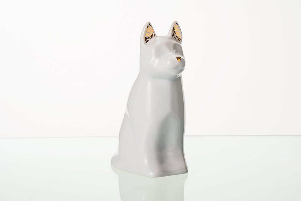 Urna per Animali "Barkley" per Cane - Bianco | Ceramica | Fatta a mano