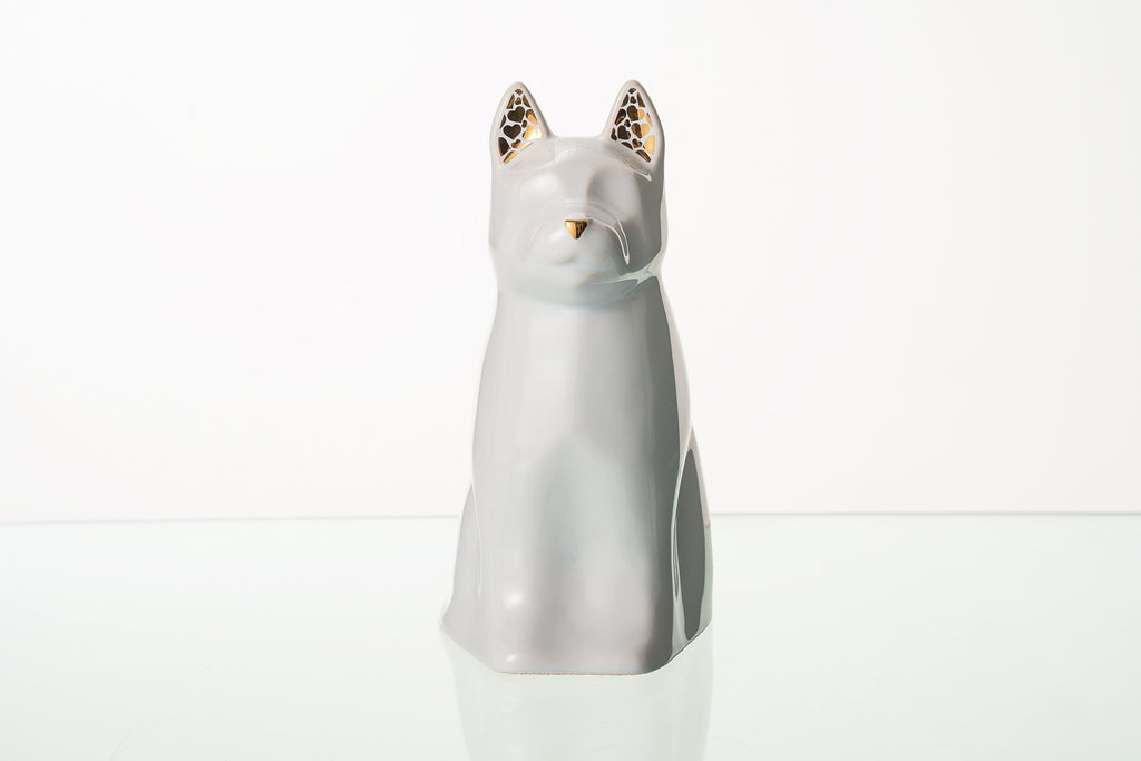 Urna per Animali "Barkley" per Cane - Bianco | Ceramica | Fatta a mano