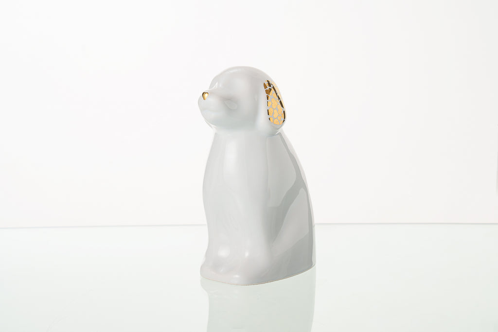 Urna per Animali "Cuddle" per Cane - Bianco | Ceramica | Fatta a mano