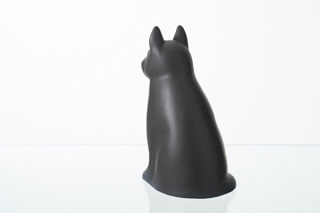 Urna per Animali "Barkley" per Cane - Grigio Opaco | Ceramica | Fatta a mano