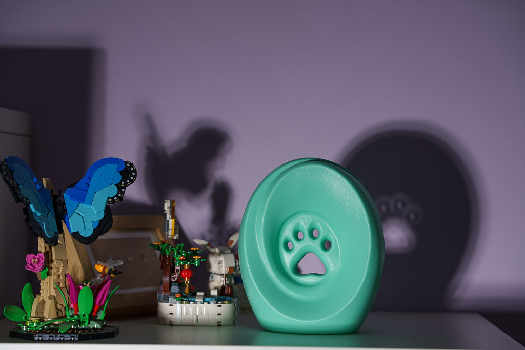 Urna per Cremazione Legacy Paw - Menta | Urna per Animali