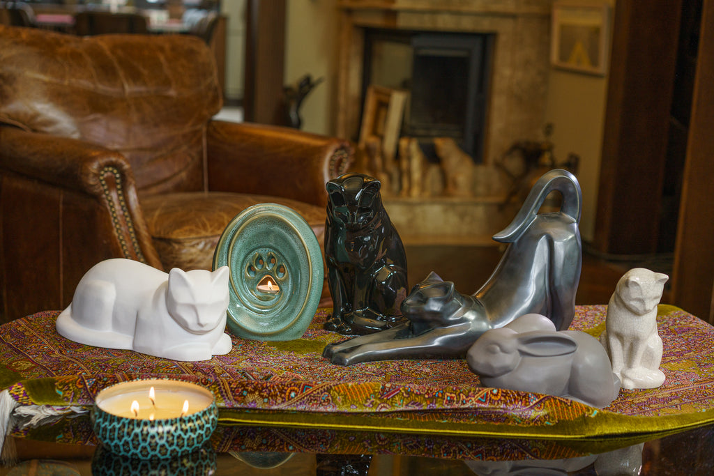 Mini Urna per Gatti - Nero | Ceramica | Artigianale